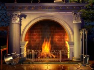 Relaxing Fireplace Screensaver screenshot